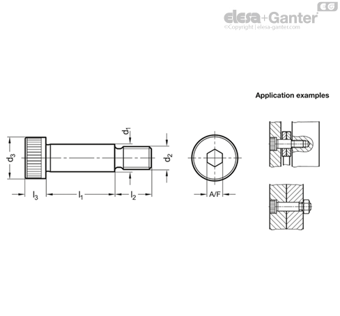ISO 7379 Shoulder Screws Steel | Elesa+Ganter
